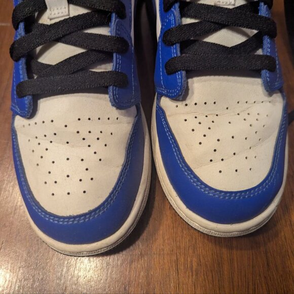 Nike Air Jordan 1 Low Blue White Game Royal US 6Y - Picture 6 of 10